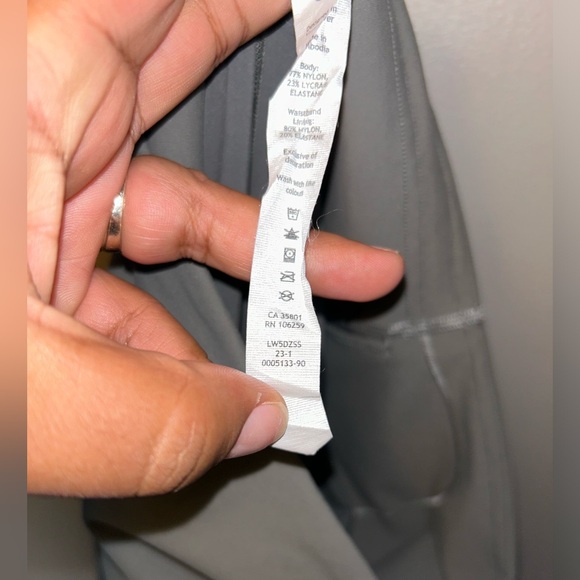 Lululemon leggings - “Wunder Train” full length in army green - Picture 6 of 8